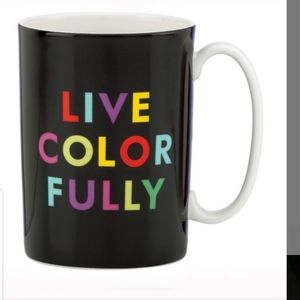 Kate spade live colorfully mug